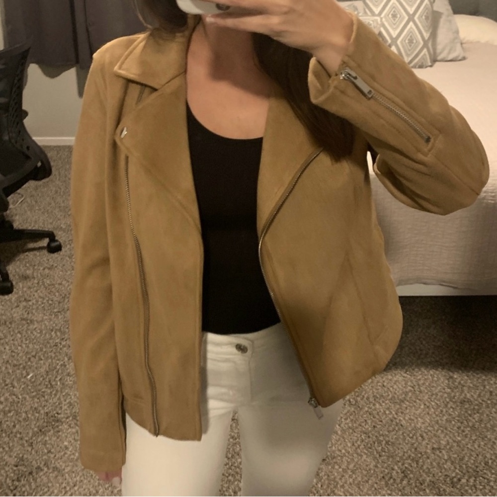 Old Navy Faux Suede Moto Women's Jacket